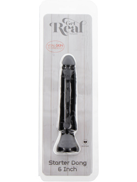 Toy Joy: Get Real, Starter Dong Dildo, 16 cm, black