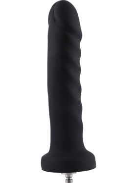 Hismith: KlicLok Silicone Dildo, 19.5 cm, black