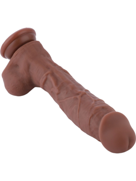 Hismith: KlicLok Silicone Dildo, 23 cm, dark