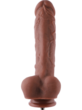 Hismith: KlicLok Silicone Dildo, 23 cm, dark