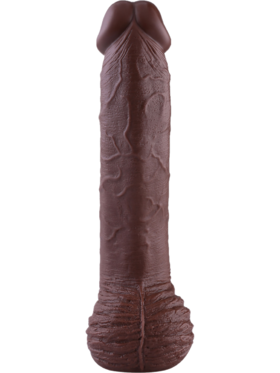 Hismith: KlicLok PVC Dildo, 32 cm, dark