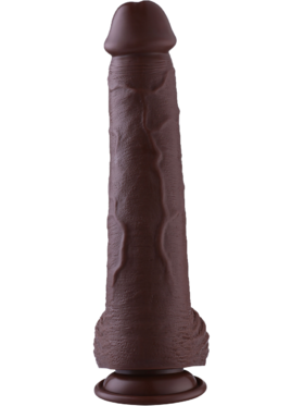 Hismith: KlicLok PVC Dildo, 32 cm, dark