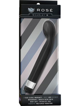 Rosé: Scarlet G Vibrator, black