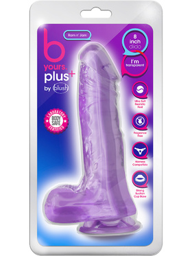 B Yours Plus: Ram n' Jam Dildo, 20 cm, purple