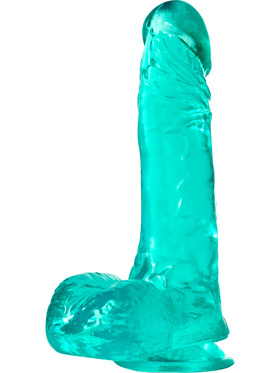 B Yours Plus: Ram n' Jam Dildo, 20 cm, turquoise