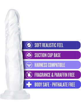 B Yours: Diamond Crystal Dildo, 19 cm, transparent