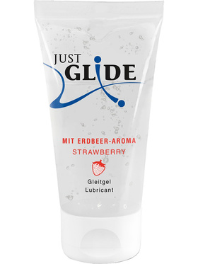 Just Glide: Strawberry, Water-based Lubricant, 50 ml