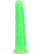 RealRock: Glow in the Dark Realistic Dildo, 15.5 cm, green