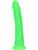 RealRock: Glow in the Dark Realistic Dildo, 20 cm, green