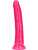 RealRock: Glow in the Dark Realistic Dildo, 22.5 cm, pink