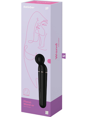 Satisfyer: Planet Wand-er, Wand Vibrator, black