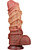 LoveToy: Dual-Layered Silicone Cock with Rope, 27 cm