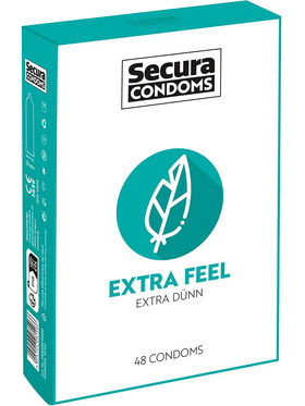 Secura: Extra Feel, Condoms, 48-pack