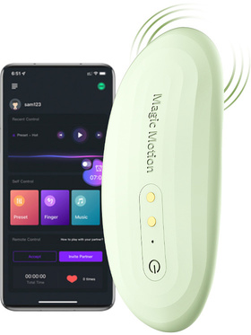 Magic Motion: Nyx, Smart App-Controlled Panty Vibrator, green