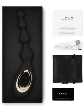 LELO: Soraya Beads, Vibrating Anal Beads, black