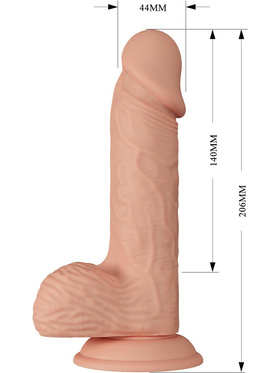 Beautiful Catoblepas: Glide & Slide-Skin Dildo, 21 cm