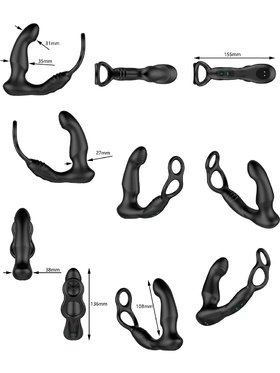 Nexus: Simul8, Dual Anal & Perineum Cock & Ball Toy, Wave Edition