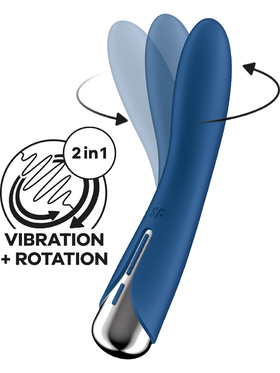 Satisfyer: Spinning Vibe 1, Rotating Vibrator, blue