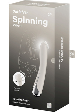 Satisfyer: Spinning Vibe 1, Rotating Vibrator, white