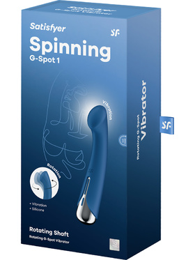 Satisfyer: Spinning G-Spot 1, Rotating Vibrator, blue