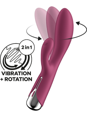 Satisfyer: Spinning Rabbit 1, Rotating Vibrator, red