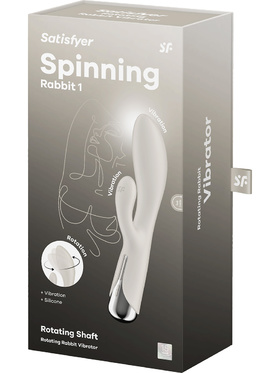 Satisfyer: Spinning Rabbit 1, Rotating Vibrator, white