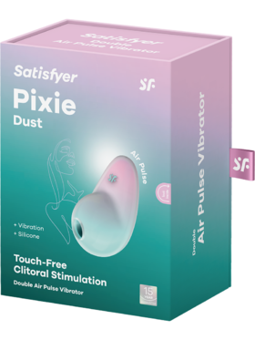 Satisfyer: Pixie Dust, Double Air Pulse Vibrator, mint/pink