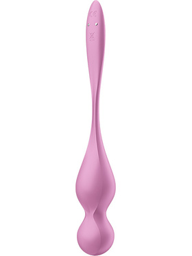 Satisfyer Connect: Love Birds 1, Vibrating Kegel Balls, pink