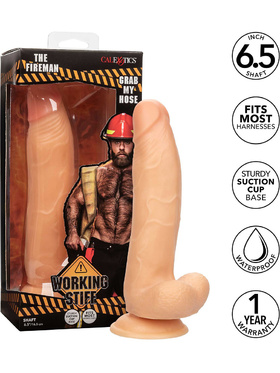 Working Stiff: The Fireman Dildo, 21.5 cm