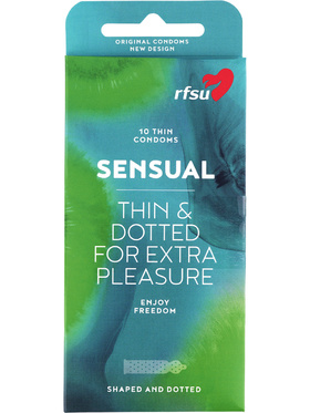 RFSU Sensual: Condoms, 10-pack