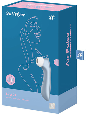 Satisfyer: Satisfyer Pro 2+, Air Pulse Stimulator + Vibration, blue