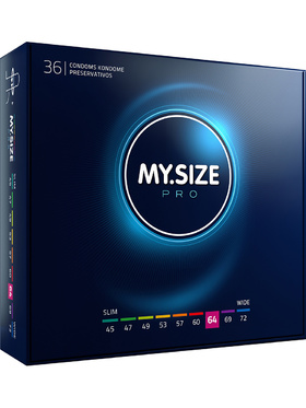 My.Size Pro: Condoms 64mm, 36-pack