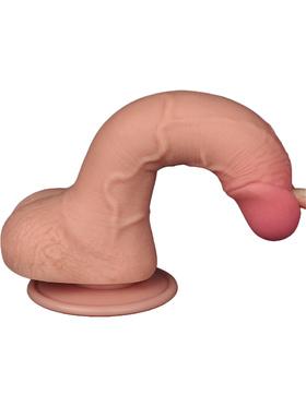 LoveToy: Sliding-Skin Dildo, 19.5 cm, light