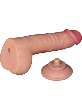 LoveToy: Sliding-Skin Dildo, 24 cm, light