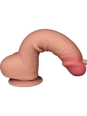 LoveToy: Sliding-Skin Dildo, 24 cm, light