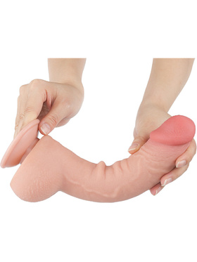 LoveToy: Sliding-Skin Dildo, 24 cm, light