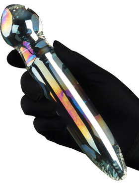 LoveToy: Twilight Gleam Glass Dildo, Prism Glass