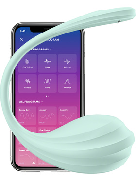 Satisfyer Connect: Smooth Petal, Wearable Vibrator, green