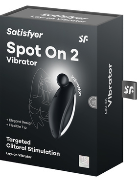 Satisfyer: Spot On 2, Lay-on Vibrator, black