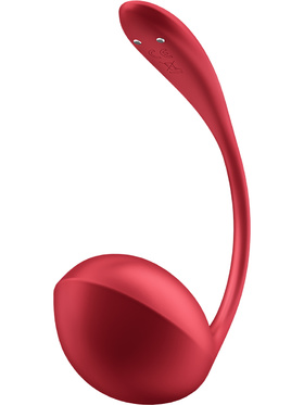 Satisfyer Connect: Shiny Petal, Wearable Vibrator, red