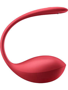 Satisfyer Connect: Shiny Petal, Wearable Vibrator, red