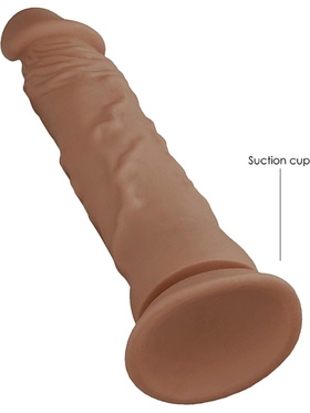 RealRock Skin: Realistic Dildo, 27 cm, brown 