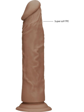 RealRock Skin: Realistic Dildo, 27 cm, brown 