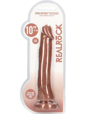 RealRock Skin: Realistic Dildo, 27 cm, brown 