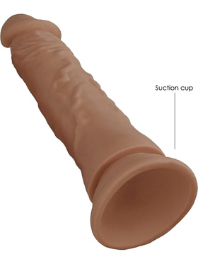 RealRock Skin: Realistic Dildo, 19 cm, brown