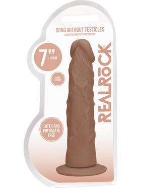 RealRock Skin: Realistic Dildo, 19 cm, brown