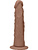 RealRock Skin: Realistic Dildo, 19 cm, brown