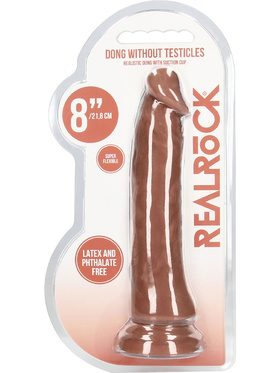 RealRock Skin: Realistic Dildo, 21.5 cm, brown