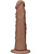 RealRock Skin: Realistic Dildo, 21.5 cm, brown