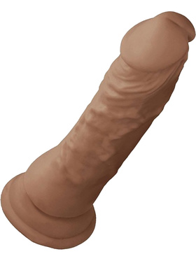 RealRock Skin: Realistic Dildo, 21.5 cm, brown